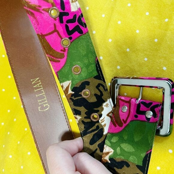 Vintage 80s GILLIAN Floral Silk Jacquard Dolman Ruffled Skirt DRESS Size S - Picture 11 of 11